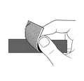 Product Marketing Image of Simply Secured SKU: EXT-1X4-BK by Vendor Grid Networking Product 1" x 4" Extreme Adhesive Hook & Loop Strips - Black, 10 Sets | Cable & Device Mounting | EXT-1X4-BK