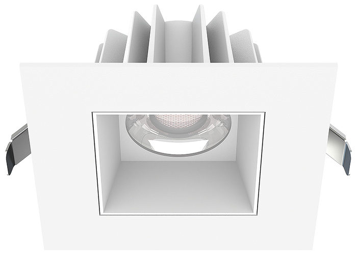 Product Display Visual of the SKU: JXL-COB04-S15W-5CCT-WH-4SR-SM-WH for Marketing of theLotus 4" Square Recessed Economy LED 15W 5CCT | JXL-COB04-S15W-5CCT-XX-4SR-SM-XX