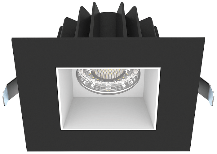 4" Square Recessed LED 15W Smooth White Reflector | JXL-COB04-S15W-5CCT