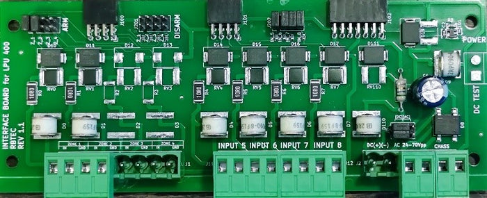 4 Zones Interface Board Only, Without Connectors Or Accessories | RB-LPU40014