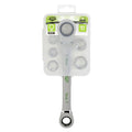 Front view of Viper Tool Storage 7-in-1 metric ratcheting wrench set in retail packaging