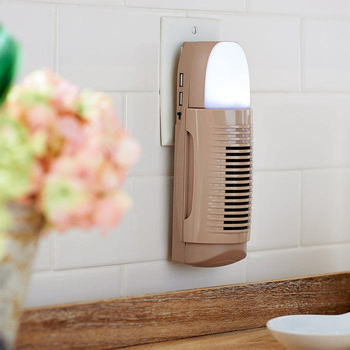 Air Innovations AI-210 Compact Air Purifier With 2 USB Ports & LED Light - Air Innovations