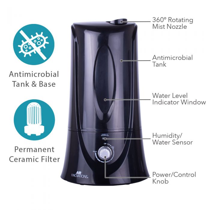 Air Innovations MH-408 Ultrasonic Cool Mist Humidifier - Air Innovations