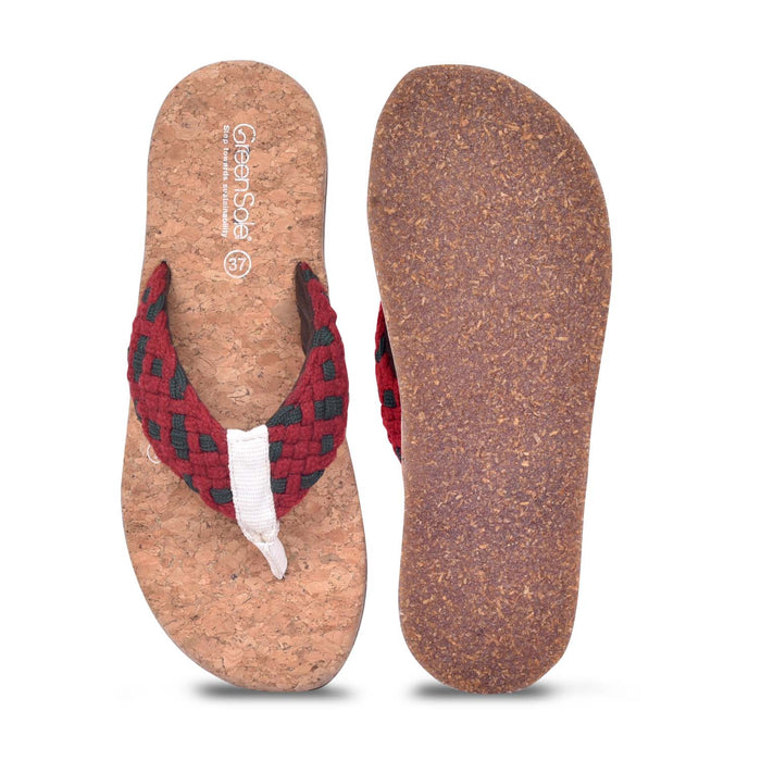 Alfa Scarlet Women's Slippers - Red
