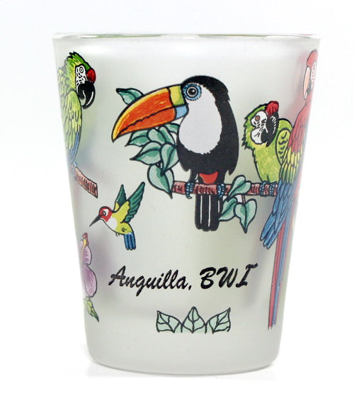 Anguilla, BWI Parrot Shot Glass