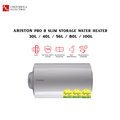 Ariston Pro R Slim (30L / 40L / 56L / 80L / 100L) Storage Water Heater