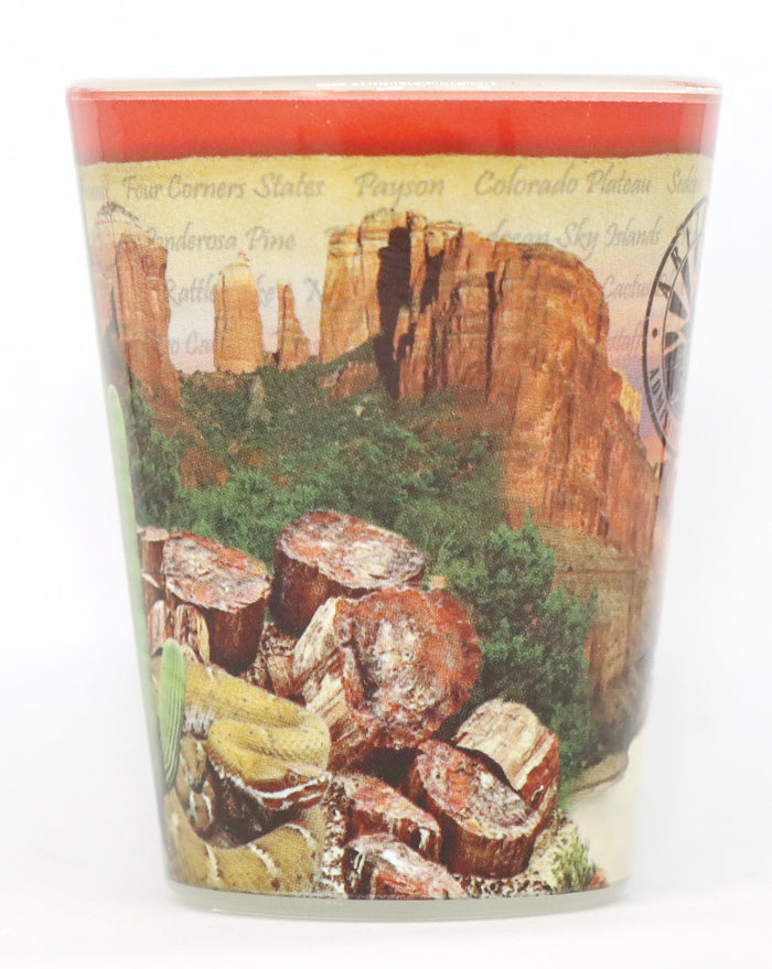 Arizona Stamp Design Shot Glass