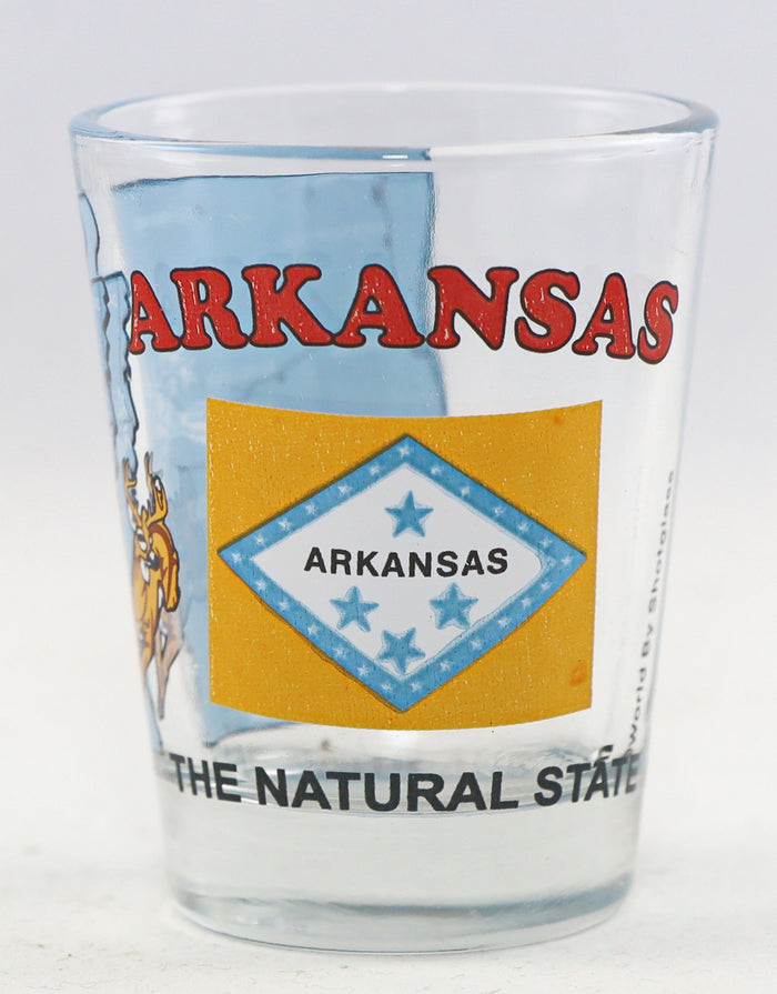 Arkansas United States USA Souvenir Boxed Shot Glass Set (Set of 6)