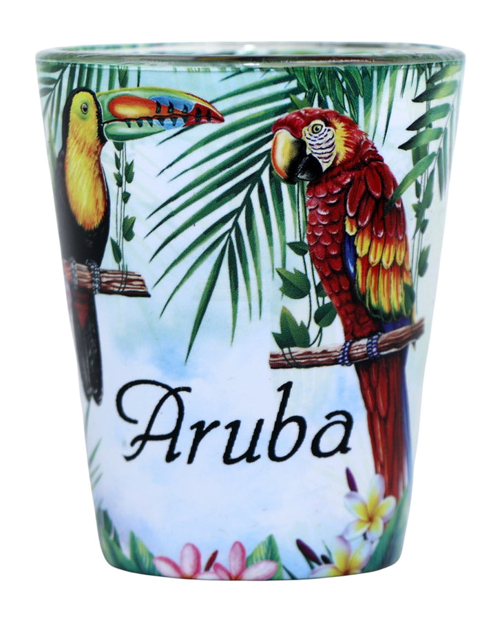 Aruba Parrot In and Out Shot Glass