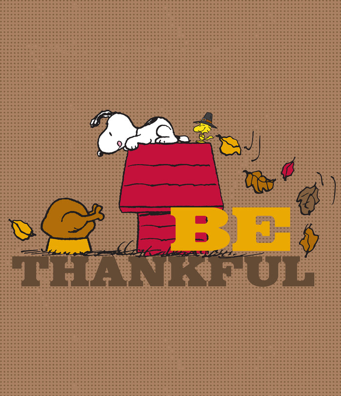 Be Thankful | 1-Car Peanuts® Garage Door Cover