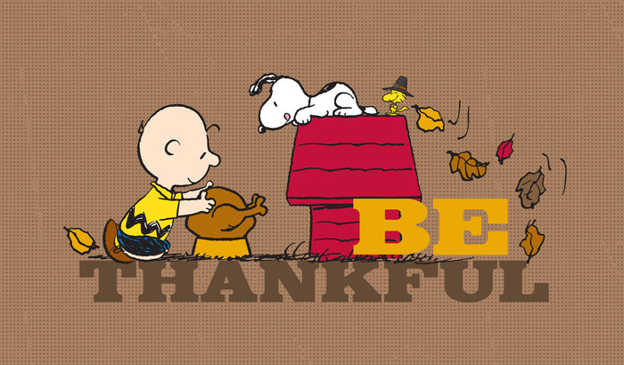 Be Thankful | 2-Car Peanuts® Garage Door Cover