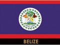 Belize Flag Caribbean Fridge Collector's Souvenir Magnet 2.5 inches X 3.5 inches