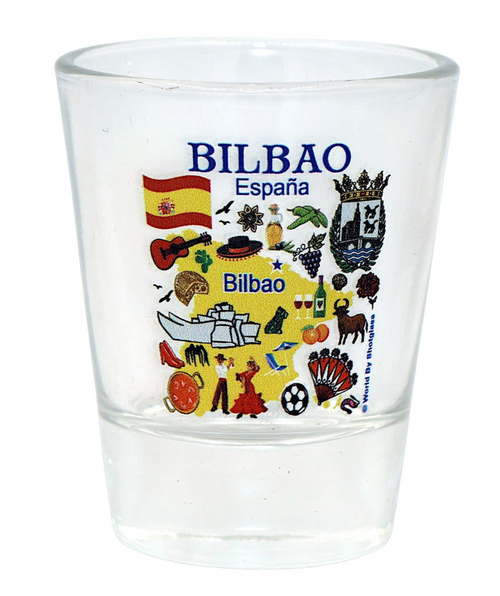 Bilbao Spain Great Spanish Cities Collection Shot Glass