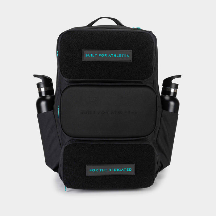 Black & Aqua Hybrid Backpack