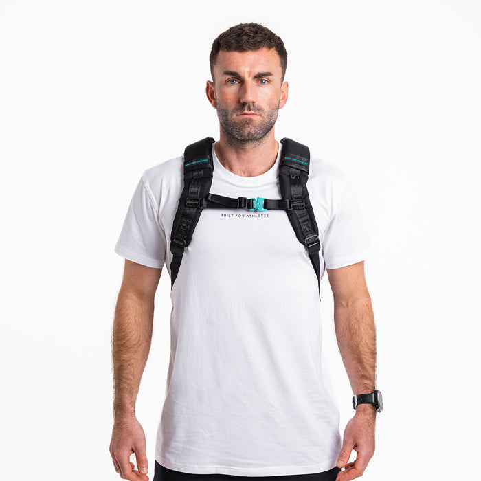 Black & Aqua Training Backpack