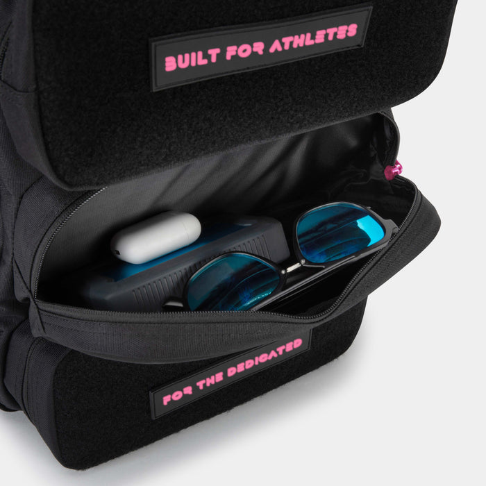 Black & Pink Hybrid Backpack