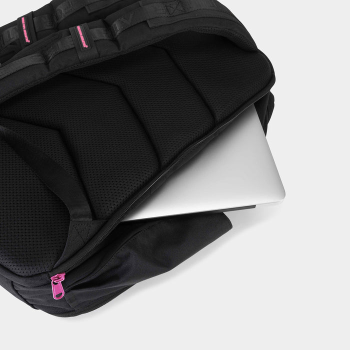 Black & Pink Hybrid Backpack