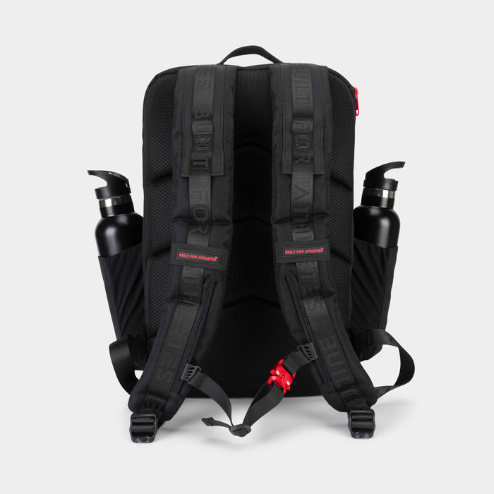 Black & Red Hybrid Backpack