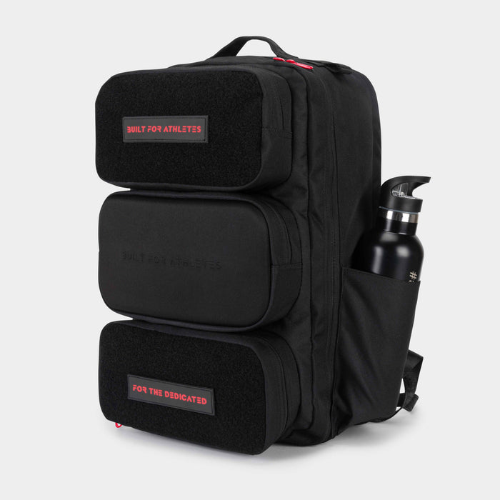 Black & Red Hybrid Backpack