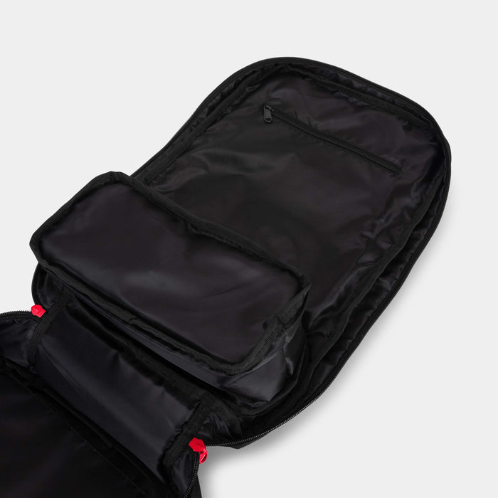 Black & Red Hybrid Backpack