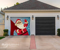 Black Santa's Toy Bag | 1-Car Garage Door Cover
