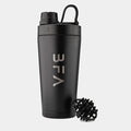 Black Stainless Steel Protein Shaker 600ml