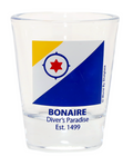 Bonaire Flag Shot Glass