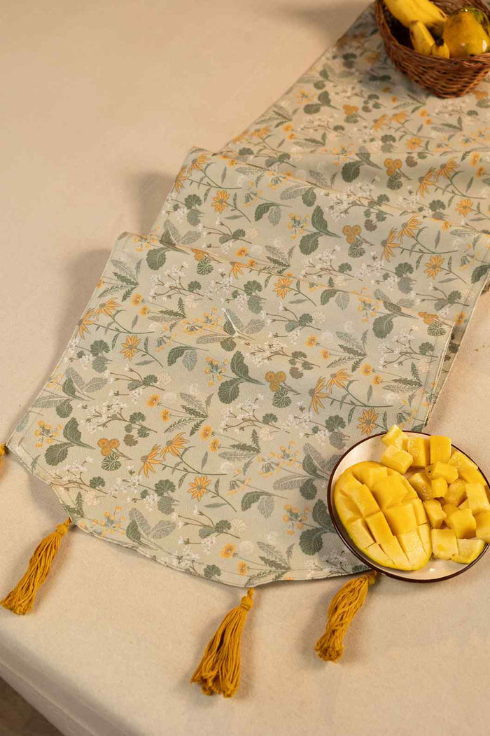 Botanic Breeze – Floral Accent Table Runner