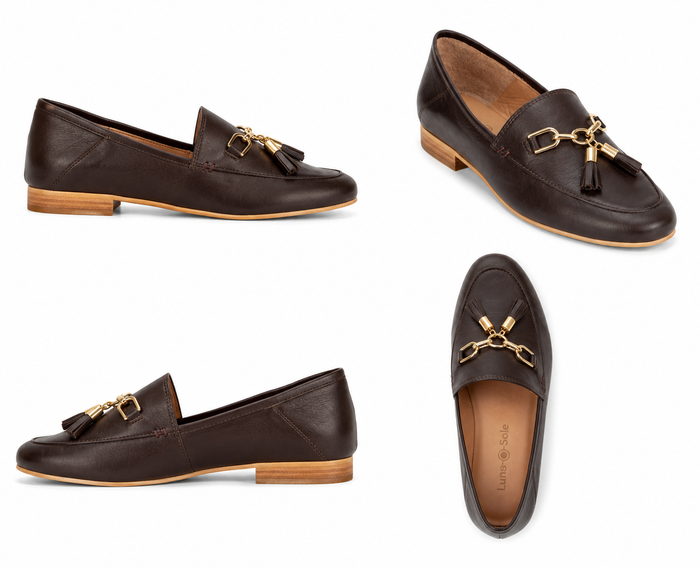 Brooke Shoe Chocolate Leather
