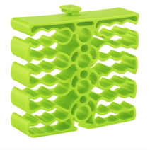 Product Marketing Image of Simply Secured SKU: GR-COMB2 by Vendor Grid Networking Product Cable Bundle Comb Tool - Adjustable Cable Organizer for Network & AV Harnesses | GR-COMB2