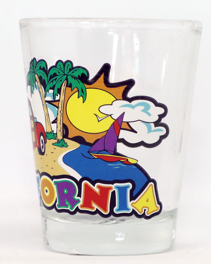 California Beach Shot Glass