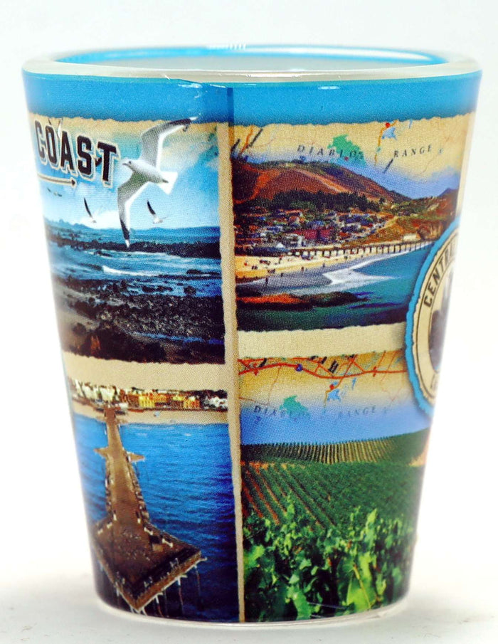 California Central Coast  Scrapbook Shot Glass