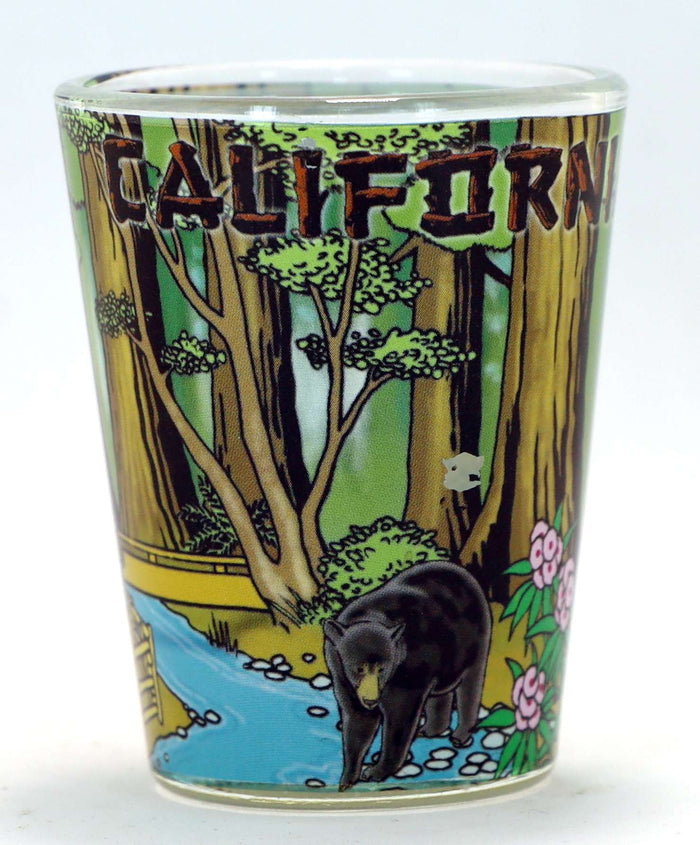 California RedWoods Scene Shot Glass
