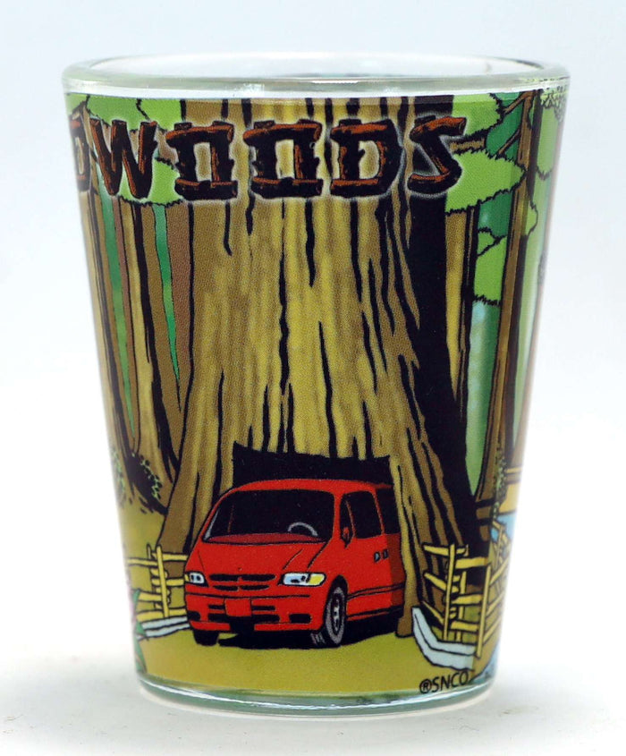 California RedWoods Scene Shot Glass