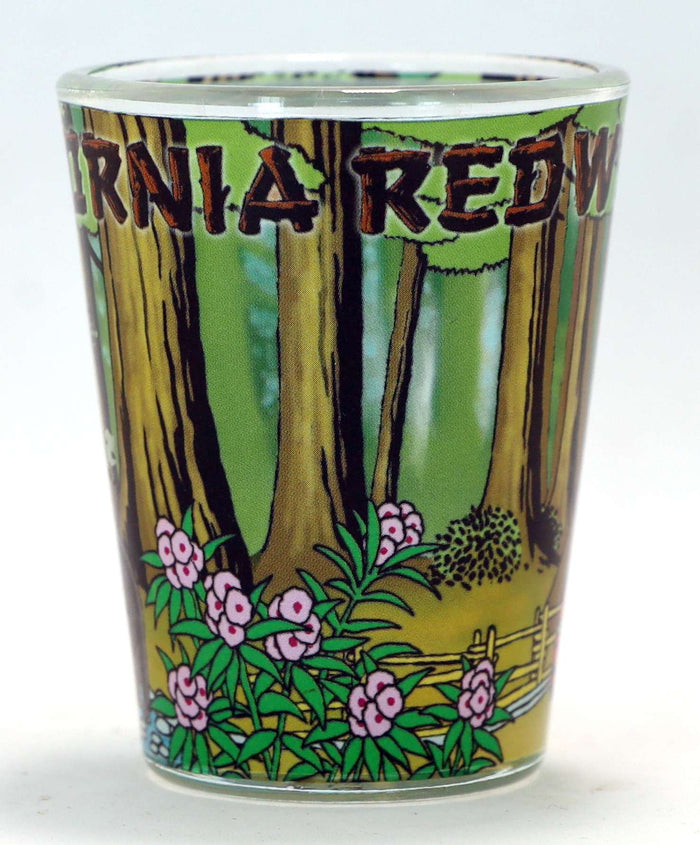 California RedWoods Scene Shot Glass