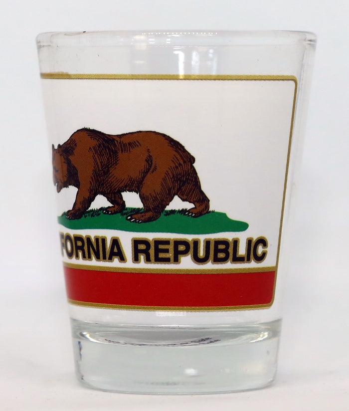 California Republic Bear Flag Shot Glass
