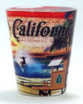 California Stamp Design Shot Glass