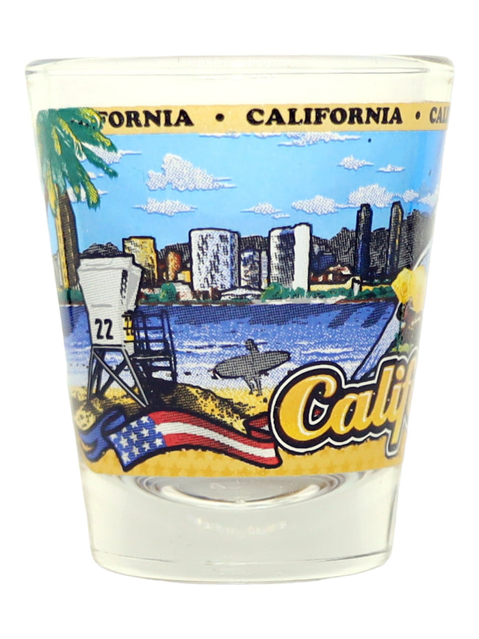 California State Wraparound Shot Glass