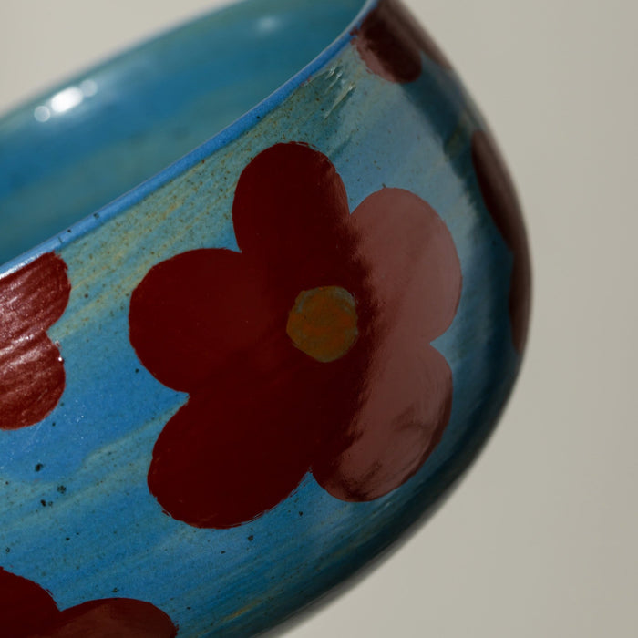 Camellia Ceramic Matcha Set with Bowl and Chasen Holder