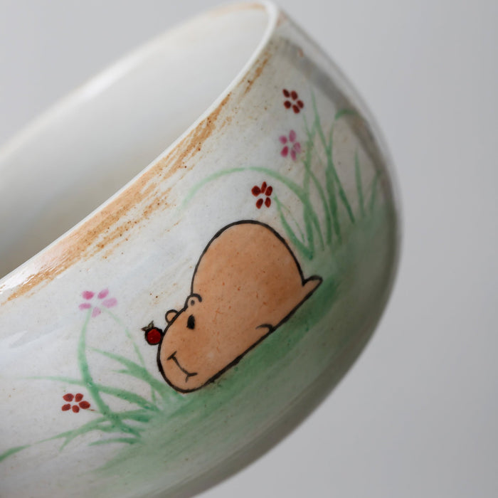 Capybara Ceramic Matcha Set with Bowl and Chasen Holder