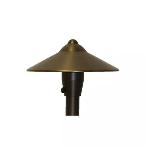 Product Display Visual of the SKU: SAL100 for Marketing of theCAST Brass Path/Area Light Hat | SAL100
