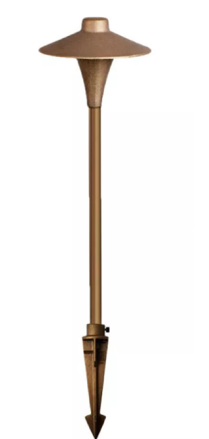 Product Display Visual of the SKU: CCH1CB for Marketing of theCAST Classic Small China Hat Area/Path Light | CCH1CB