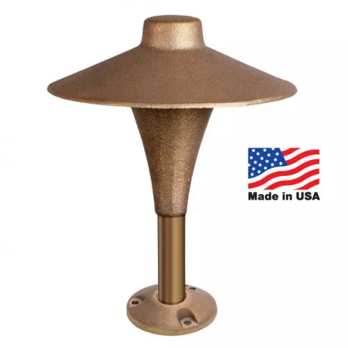 Product Display Visual of the SKU: CCH13CB for Marketing of theCAST Classic Small China Hat Canopy Mount Area Light | CCH13CB