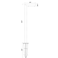 CAST "L" Top Path Light | SAL300