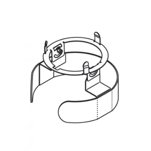 Product Display Visual of the SKU: XCHBPGRA for Marketing of theCAST Stainless Steel Gimbal Ring | XCHBPGRA