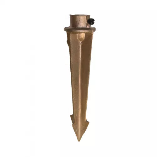 Product Display Visual of the SKU: CMS1CB for Marketing of theCAST Standard Set-N-Stake Solid Bronze Ground Mounting Stake | CMS1CB