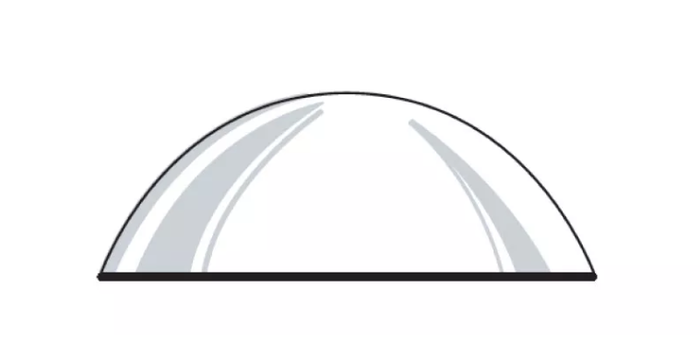 Product Display Visual of the SKU: CMU2TA for Marketing of theCAST Top for Classic Large Mushroom Area/Path Light | CMU2TA