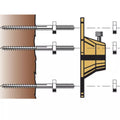 Product Display Visual of the SKU: CTREEH1 for Marketing of theCAST Tree Mount SS Hanger Bolts | CTREEH