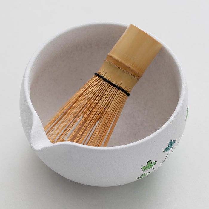 Cat Ceramic Matcha Set with Bowl and Chasen Holder