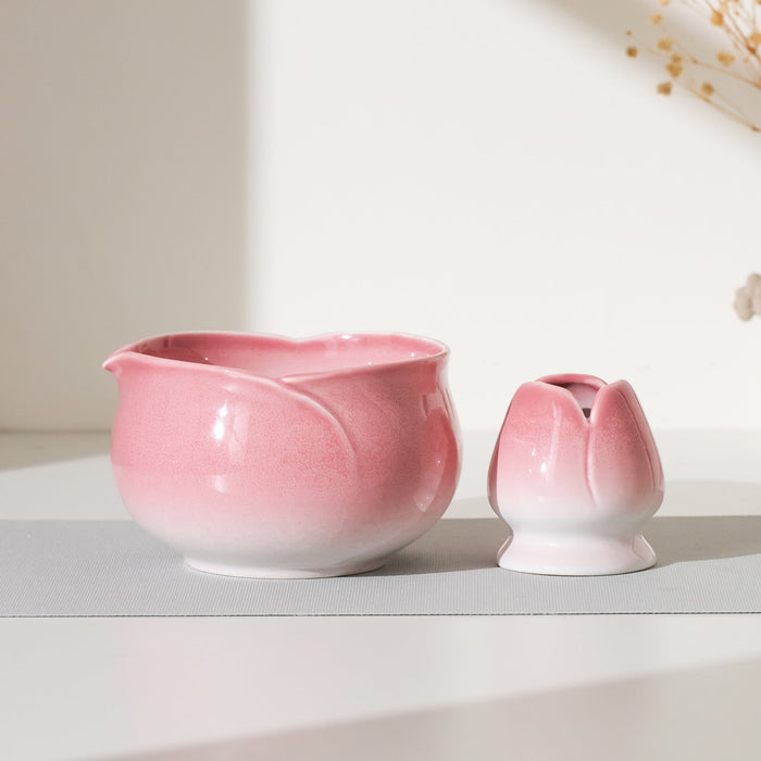 Ceramic Matcha Set with Bowl and Chasen Holder